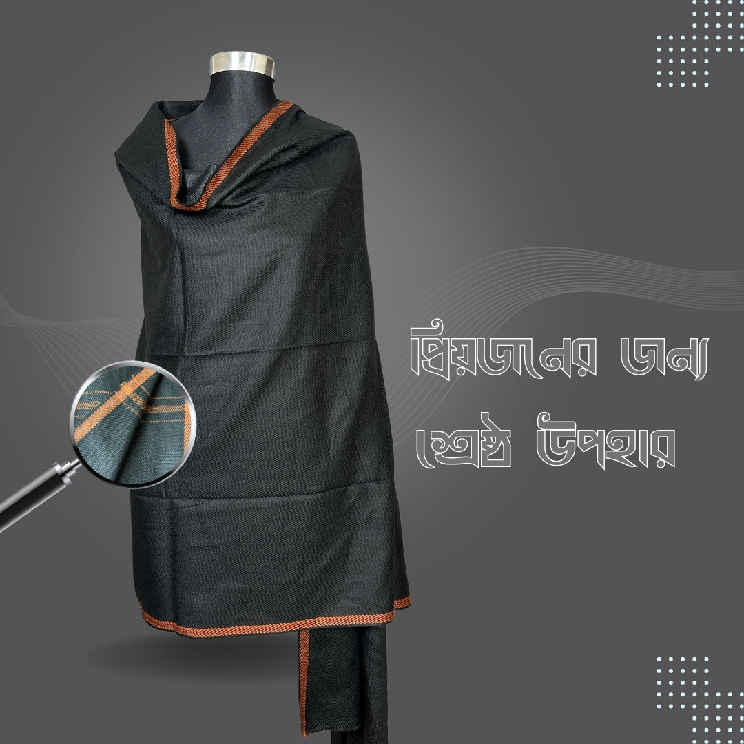 Men Shawl (Black)